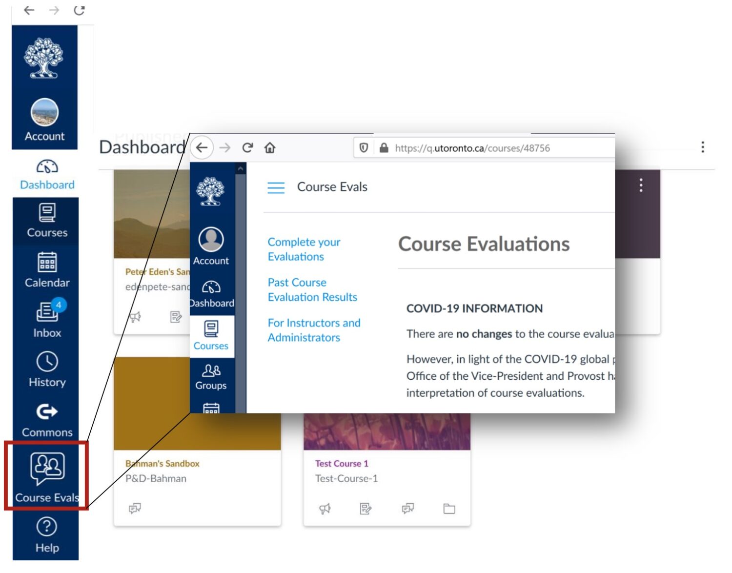 course evaluations in quercus