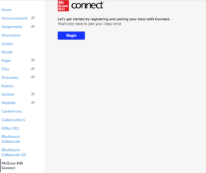 Pair McGraw-Hill Connect with course