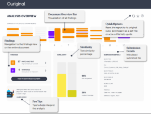 Ourginal analysis overview