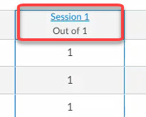 Column in Quercus Gradebook from iClicker Gradebook