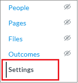 Select Settings